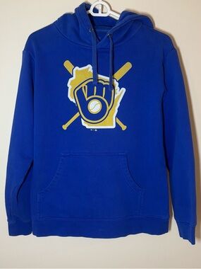 Milwaukee Brewers Blue Fanatics Baseball Hoodie
